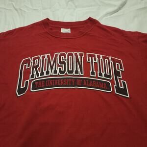 Alabama Crimson Tide Perrin College Football T Shirt Mens Size Medium M Red